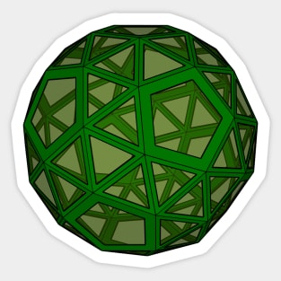 gmtrx lawal snub dodecahedron Sticker